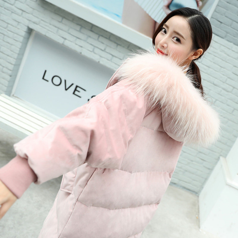 金丝绒棉袄女2019新款韩版中长款面包服加厚羽绒棉服冬季学生棉衣