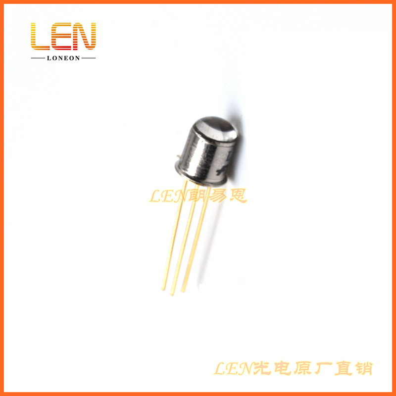 L14F1硅光电晶体管红外线接收管金属金封TO-18波长940nm角度&plusmn;8&deg;