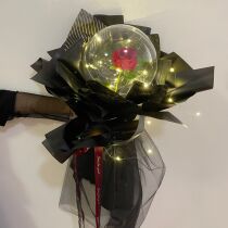 Finished acrylic bobo ball packing bouquet net red shaking sound with the same Star Dai Lu starry Mothers Day 520