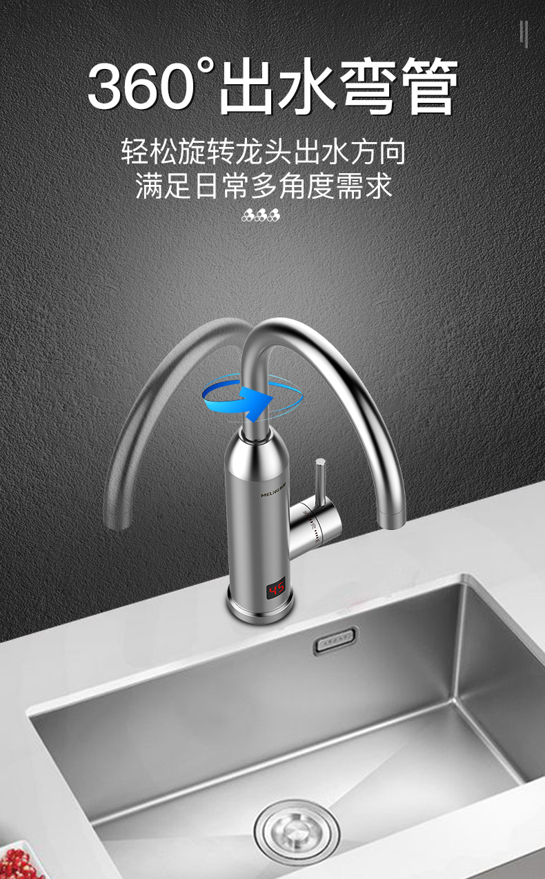 giá bình nóng lạnh ariston Meiling vòi nước nóng điện nhanh sử dụng hai lần máy nước nóng là nhà bếp nóng Bao gồm máy nước nóng điện - Máy đun nước bình nóng lạnh 15l