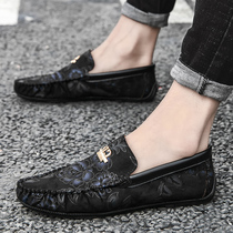 Mens shoes 2021 new spring Doudou shoes men suede Korean version of the trend pedal leisure lazy shoes summer breathable