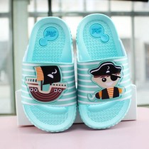 Childrens slippers Summer boys and girls indoor cartoon soft bottom bathroom slippers soft cute kids non-slip sandals