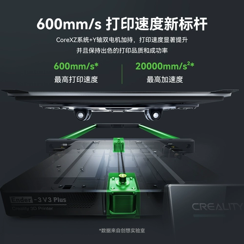 Chuangxiang 3D Ender-3-V3 Plus крупногабаритный высокоскоростной 3D-принтер высокоточный двойной мотор стабильная структура домашний настольный класс