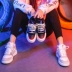 Giày nhung nữ cao cấp 2018 mới hip hop hip-hop net đỏ giày nữ thể thao và giải trí trong siêu lửa Martin ủng giày the thao nữ chính hãng Giày cao gót