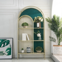 Living Room Iron Art Display Vaulted Bookcase Placement Decoration Bookcase Close By Wall Art Sensation Landing Light Extravagant to the Internet Red