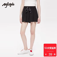 MJstyle TOPFEELING của phụ nữ màu rắn thời trang đơn giản lụa tie quần short giản dị-617050064 shop đồ nữ