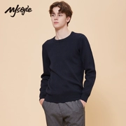 MJstyle TOPFEELING nam mùa thu đông mới cổ tròn chạm đáy áo len dài tay nam -817720002