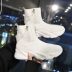 Ins super fire vớ giày nữ 2019 xuân hè mới Hàn Quốc ulzzang dày đế dày thể thao hoang dã giày cao - Giày cao gót giày thể thao nữ cổ cao đen Giày cao gót
