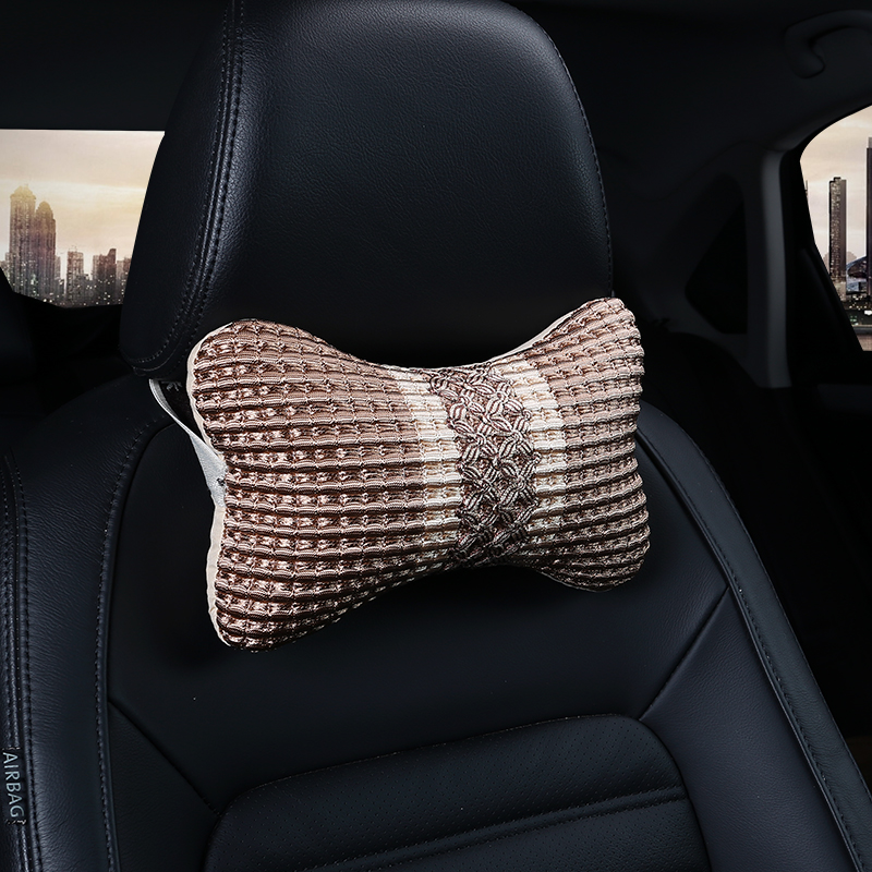 Summer car supplies car headrest ice silk car interior accessories men's and women's seat neck pillow pillow