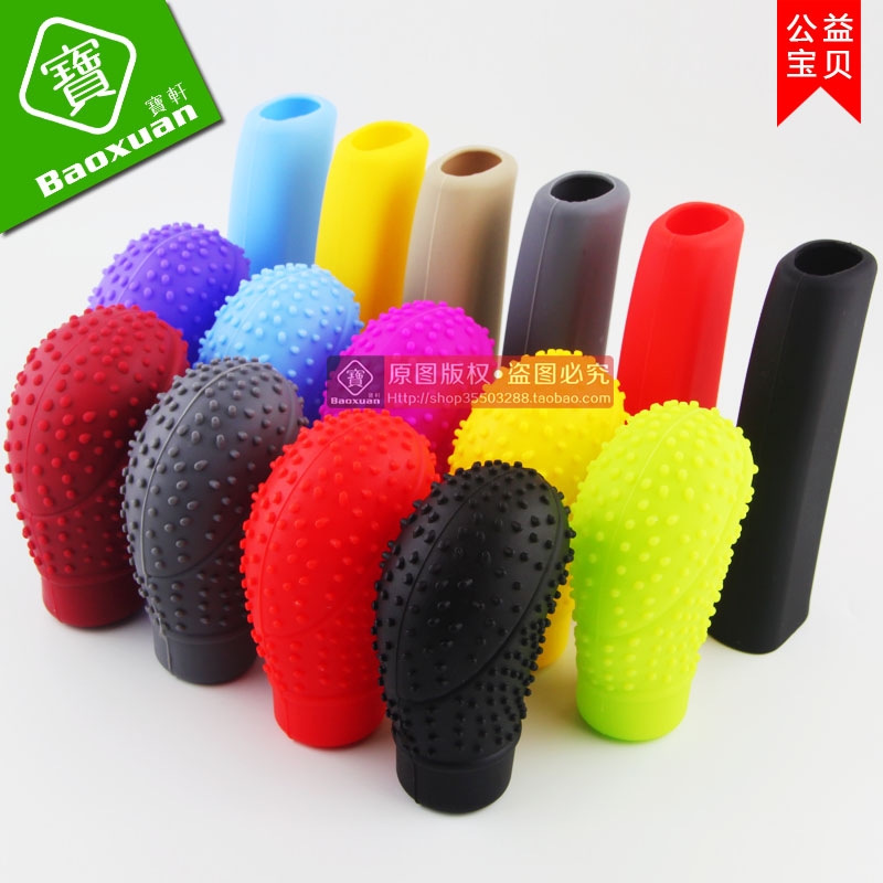 Automotive Interior Silicon Gum Cover Shifting GLOVE SHIFT LEVER SLEEVE MANUAL AUTOMATIC ROW GEAR SHIFT GEAR SHIFTING GRIP GLOVE HAND BRAKE DECORATION SUIT