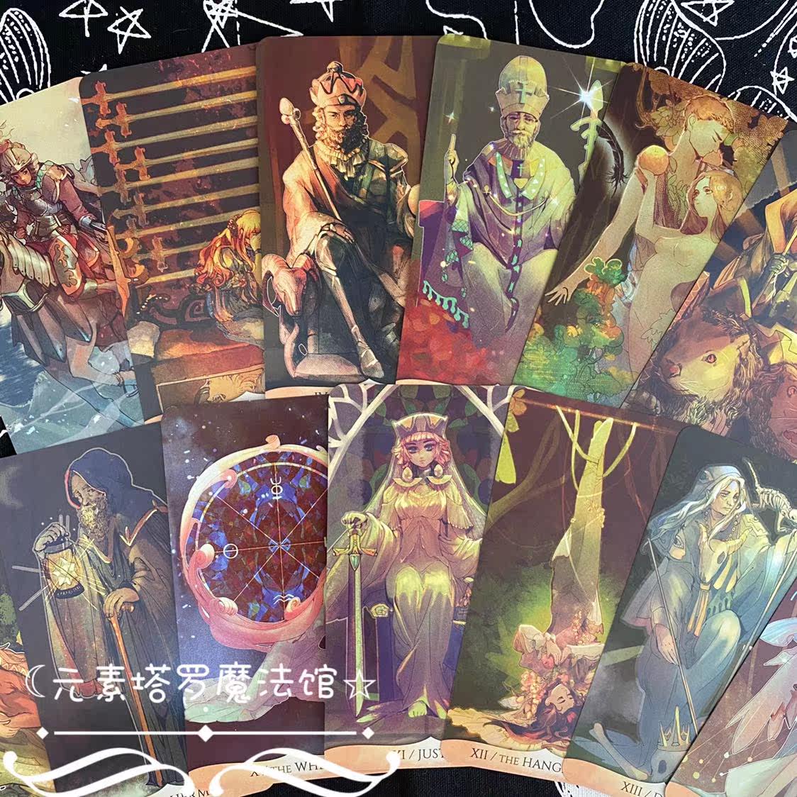 塔羅牌進口正版traditional Manga Tarot傳統漫畫塔羅牌 Yahoo奇摩拍賣