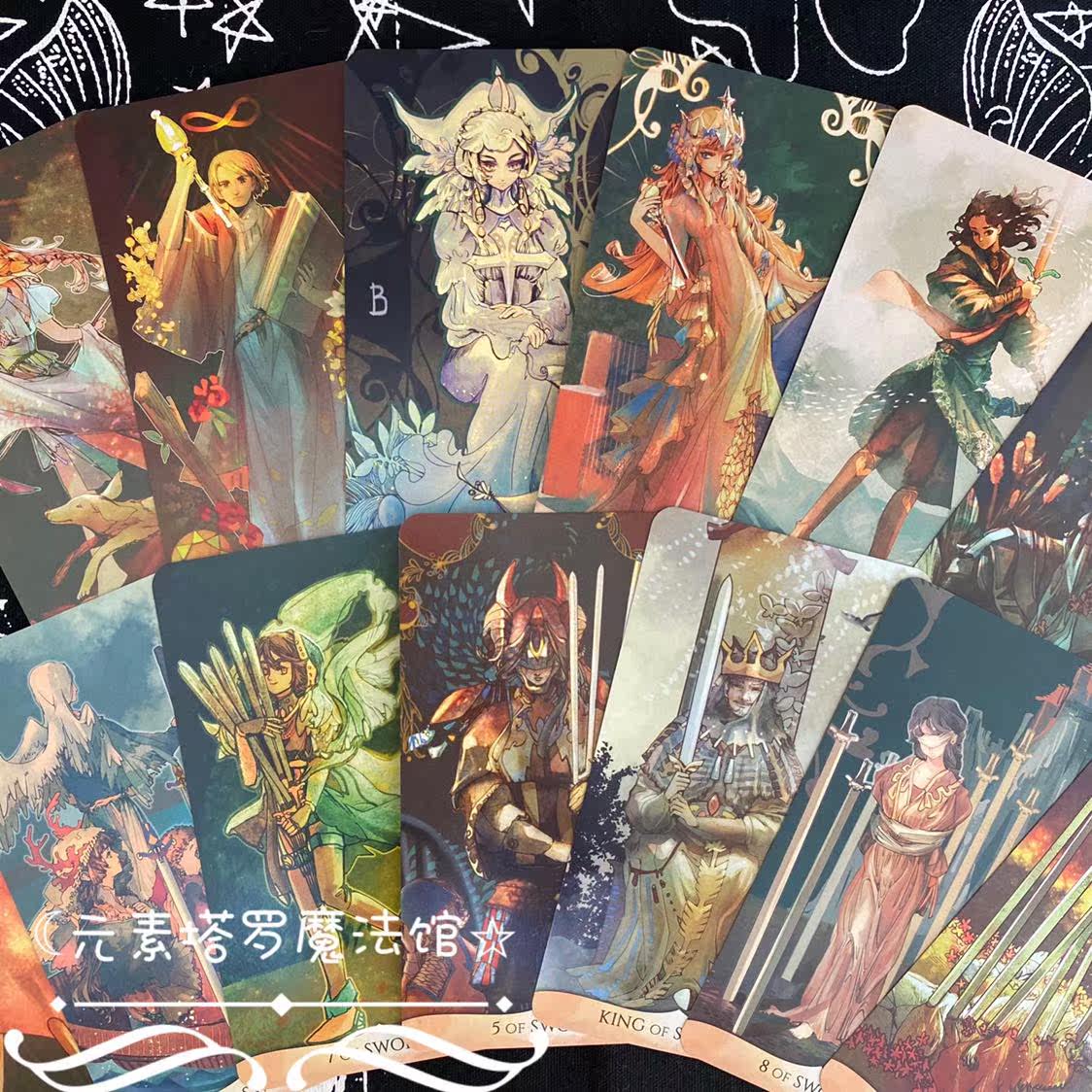 塔羅牌進口正版traditional Manga Tarot傳統漫畫塔羅牌 Yahoo奇摩拍賣