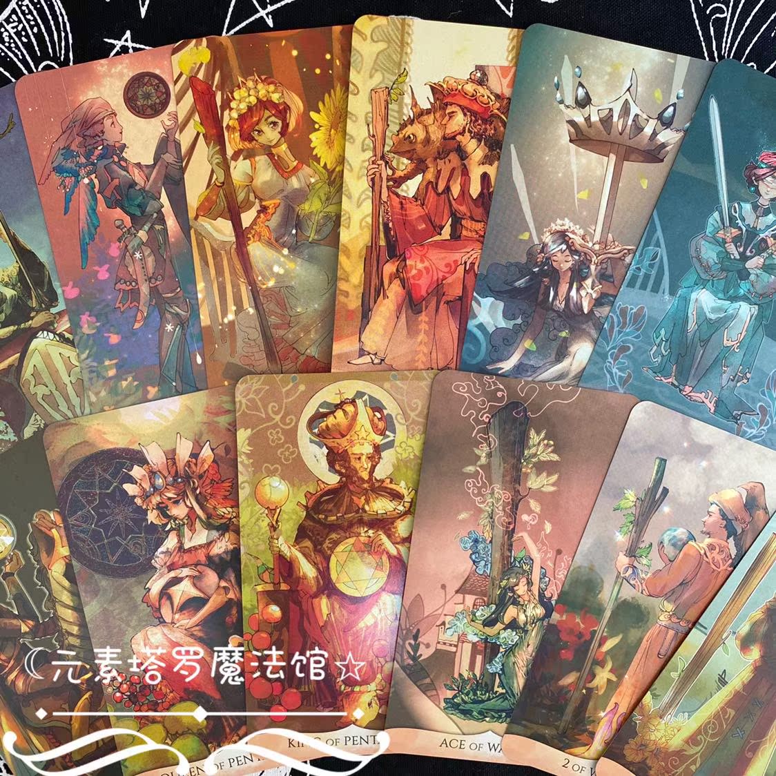 塔羅牌進口正版traditional Manga Tarot傳統漫畫塔羅牌 Yahoo奇摩拍賣