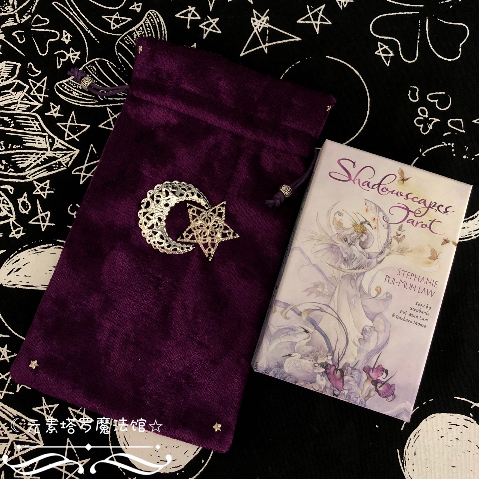 Import Mirage Flower Shadow tarot Shadows Shadowscapes Tarot to give a card in Chinese