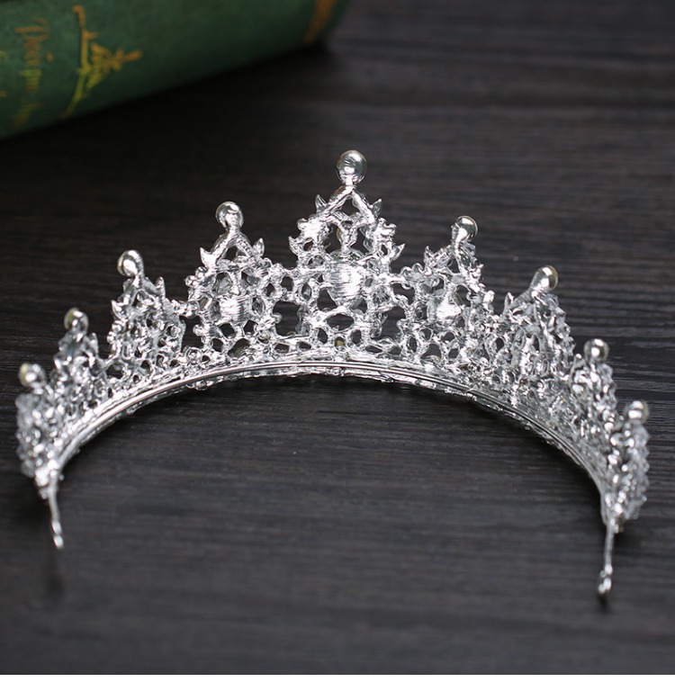 Cô gái mới Mũ nón rhinestone Crystal Crown Sinh nhật Trẻ em Nhiếp ảnh Phụ kiện Hiệu suất Princess Crown Girl Headband hộp kẹp tóc cho bé