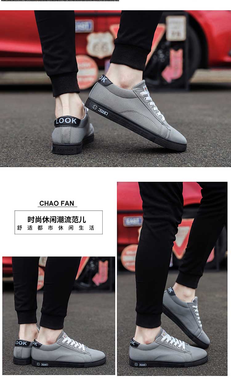 Phiên bản Hàn Quốc của giày nhỏ màu đen nam tất cả màu đen giày vải thông thường nam màu đen thuần công sở giày thủy triều cũ giầy thể thao nam puma chính hãng