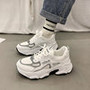 2025 Spring and Autumn Hot-Selling Thick-Soled Dad Shoes for Women, Autumn and Winter High-End 2024 New Trendy Versatile Casual Sports Shoes