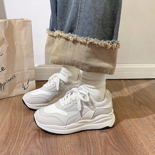 Весенняя демисезонная универсальная спортивная обувь на платформе