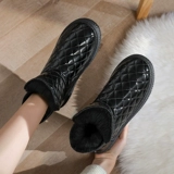 Зимние сапоги на платформе, нескользящая утепленная удерживающая тепло обувь, 2024 года