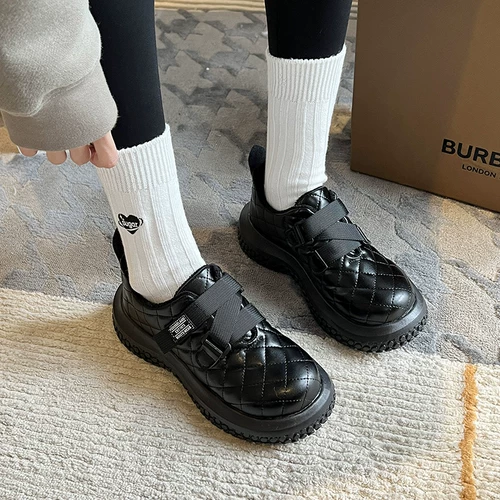 Утепленные сапоги на платформе, нескользящие туфли, популярно в интернете