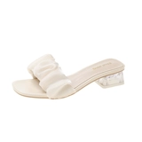 Слайдеры, тапочки, обувь, туфли, сандалии на высоком каблуке, 2025 года