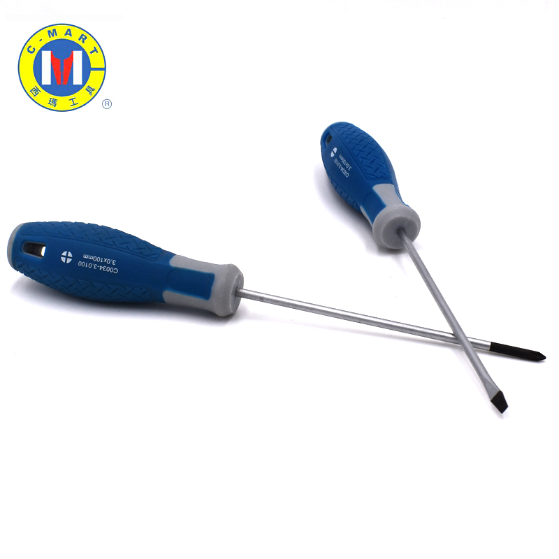 Sima cross word screwdriver two-color handle non-slip extended screwdriver screwdriver screwdriver