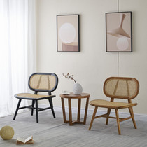 Vine chair three-piece living room modern minimal indoor single chair white wax vine chair casual chair vine sofa chair