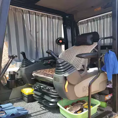 Excavator sunshade car curtain Sany 55 right side glass with track sun protection crane curtain XCMG cab sunshade