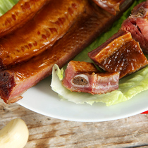 Salted ribs 500g bacon pork ribs salted ribs sausage pork ribs Sausage bacon Hunan specialty farm smoked homemade authentic