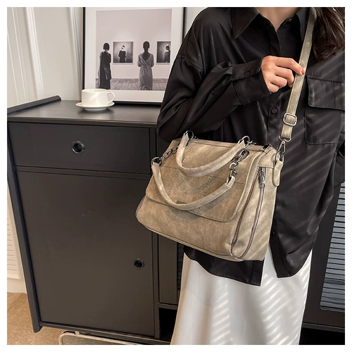 Универсальная портативная ретро оригинальная вместительная и большая сумка на одно плечо, коллекция 2023