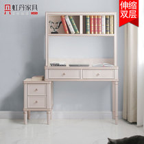 Hongdan American telescopic desk bookshelf 40 50 60 80 90cm student home bedroom table simple modern