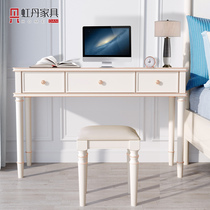 Hongdan solid wood 80 90cm1 meter 1 1 1 2 American light luxury desk simple modern home student computer desk