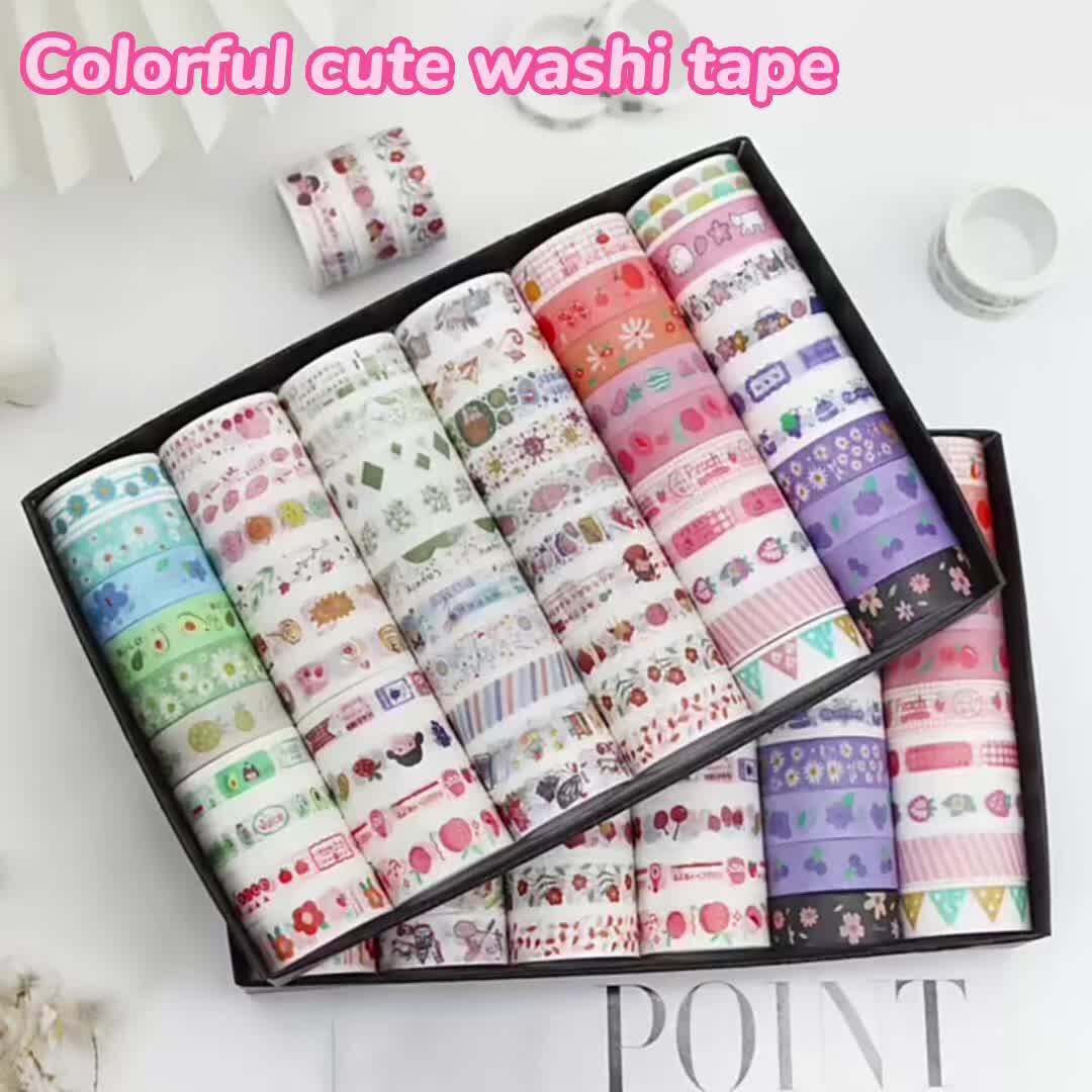 Kawaii Washi Tape Cute Cartoon Decoration Scrapbooking Stationery