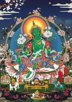 The knot Soda Ji Khenpo 2016 Duo Mushen will win HD green portraits photo paper double-sided plastic seal Q