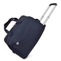 Travel bag pull rod luggage bag large capacity light portable folding oversized canvas travel bag trolley bag
