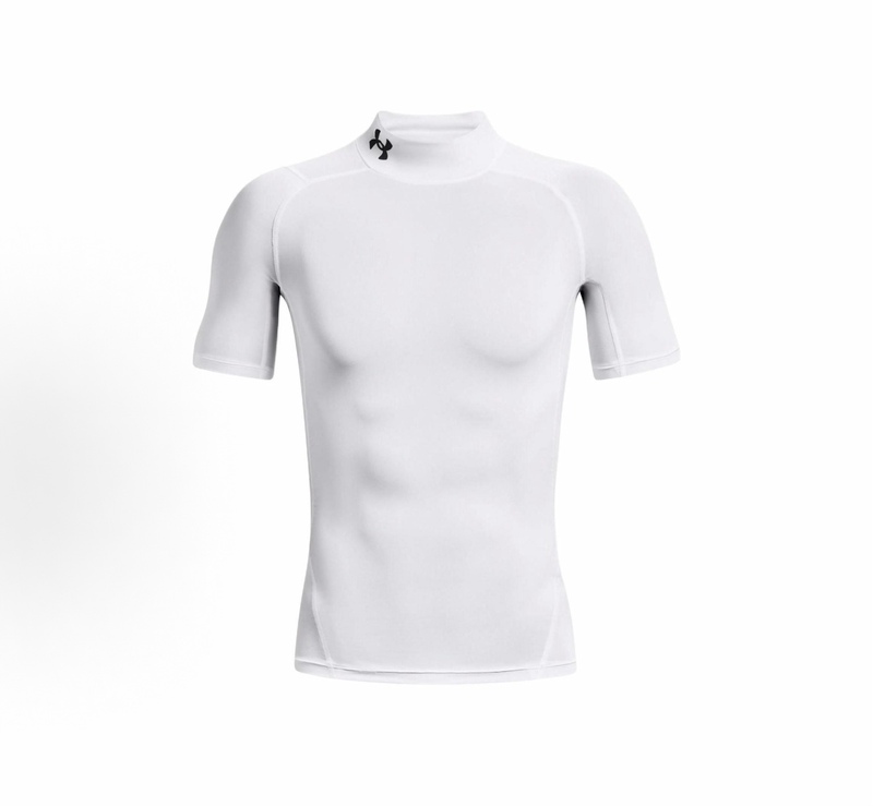 Under Armour Ua Heat Gear High-Neck Quick-Drying Slim-Fit Short-Sleeve 1372586-100
