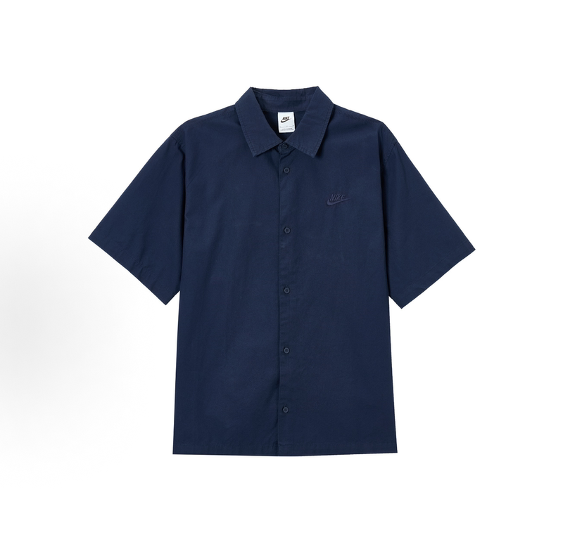 Nike Club Fashionable, Comfortable, Trendy, Simple Short-Sleeved Shirt for Men, Obsidian Color Hj2030-451 Nike Club Fashionable, Comfortable, Trendy, Simple Short-Sleeved Shirt for Men, Obsidian Color Hj2030-451