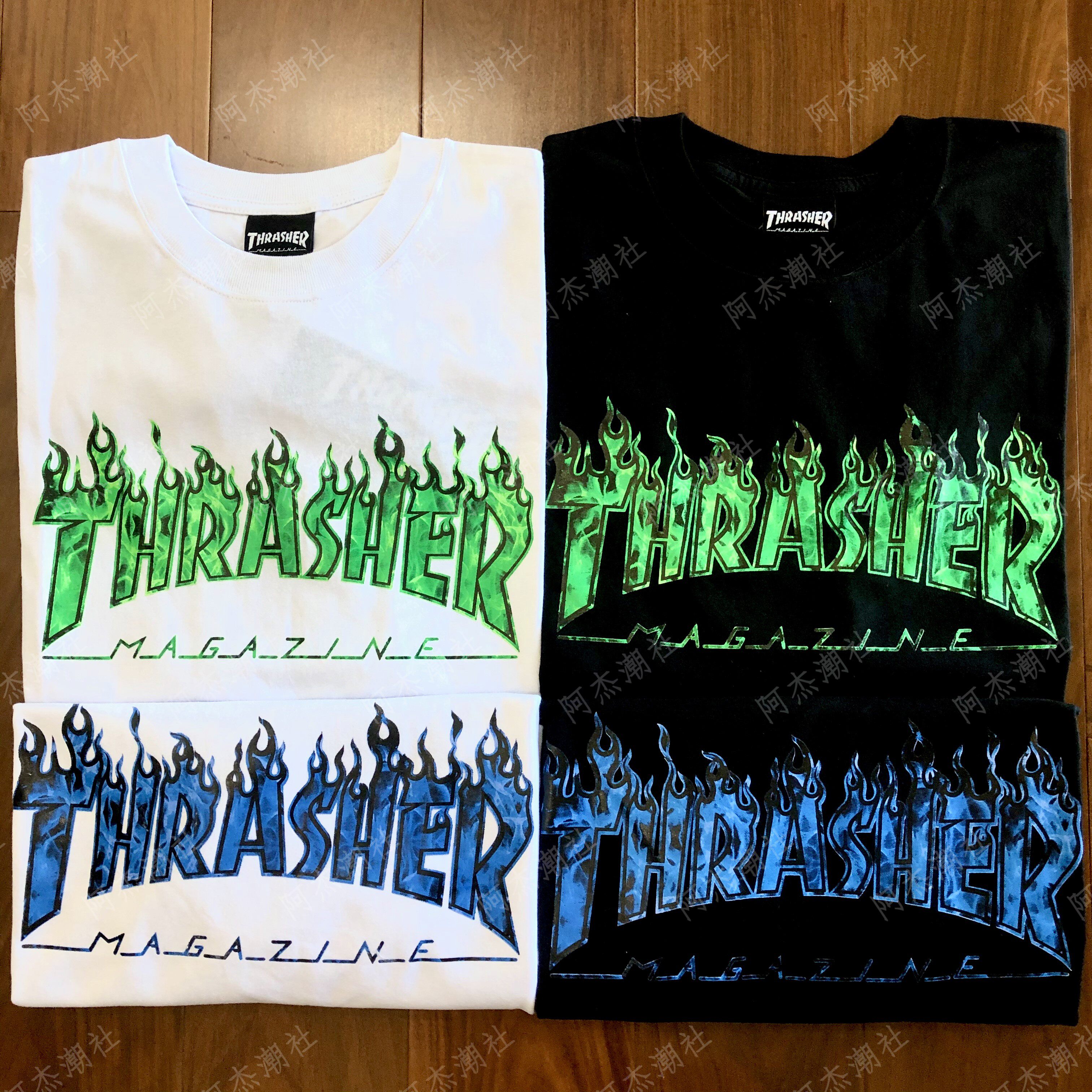 thrasher ghost flame