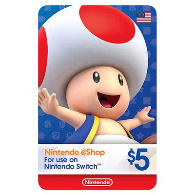 $5 Nintendo switch2 eShop Gift Card Nintendo Digital Gift Card for the US server $5