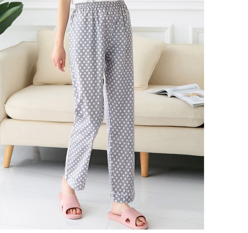 Quần ngủ nam cực quần cotton nữ quần nhà nam và nữ quần cotton cotton nam quần ngủ mỏng quần do lot nam dep