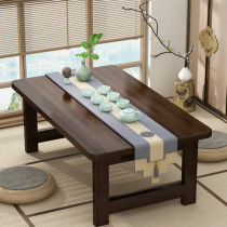 Style de jour Tatami Tatami Thé Table Kang Table intérieure Floating Windows Small Table Foldable Short Table Bedroom Bed Learning Computer Desk