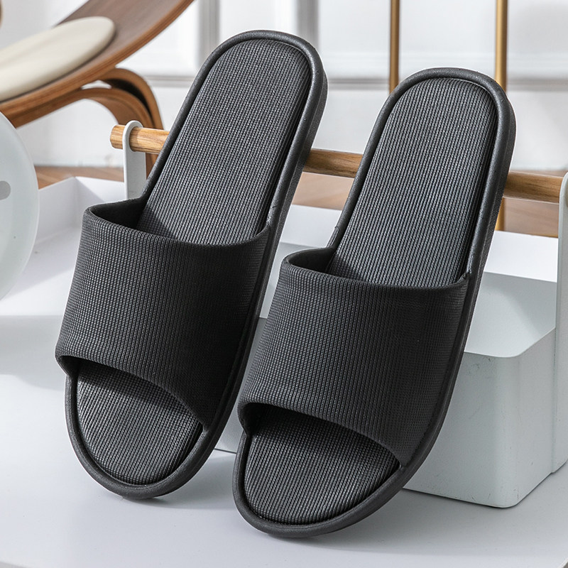 Sandals and slippers men's summer Japanese-style home non-slip soft bottom bathroom bath shoes men's indoor plastic home slippers