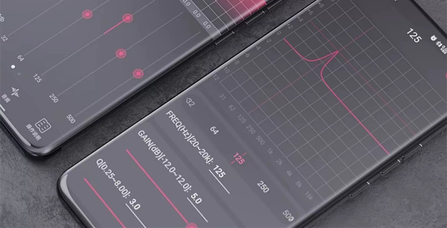 FiiO BTR15 with its transparent back clip, connected to a Nintendo Switch in UAC1.0 driver-free mode.