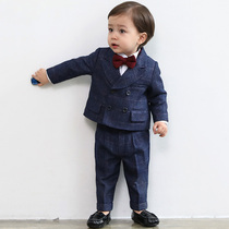 Flower boy dress suit childrens suit handsome British child small suit birthday boy Korean version