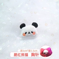 Румяна Панда - Брошь