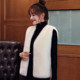 Fur vest women's short 2023 autumn and winter new imitation fox fur vest slimming Korean style vest plush vest