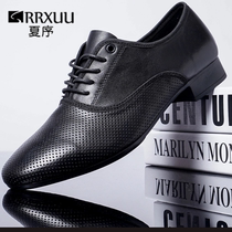 Summer Order Genuine Leather Dance Shoes Morden Jazz Dancing Shoes Soft Bottom Lover ballroom Dancing Latin Dance Mens Shoe Black