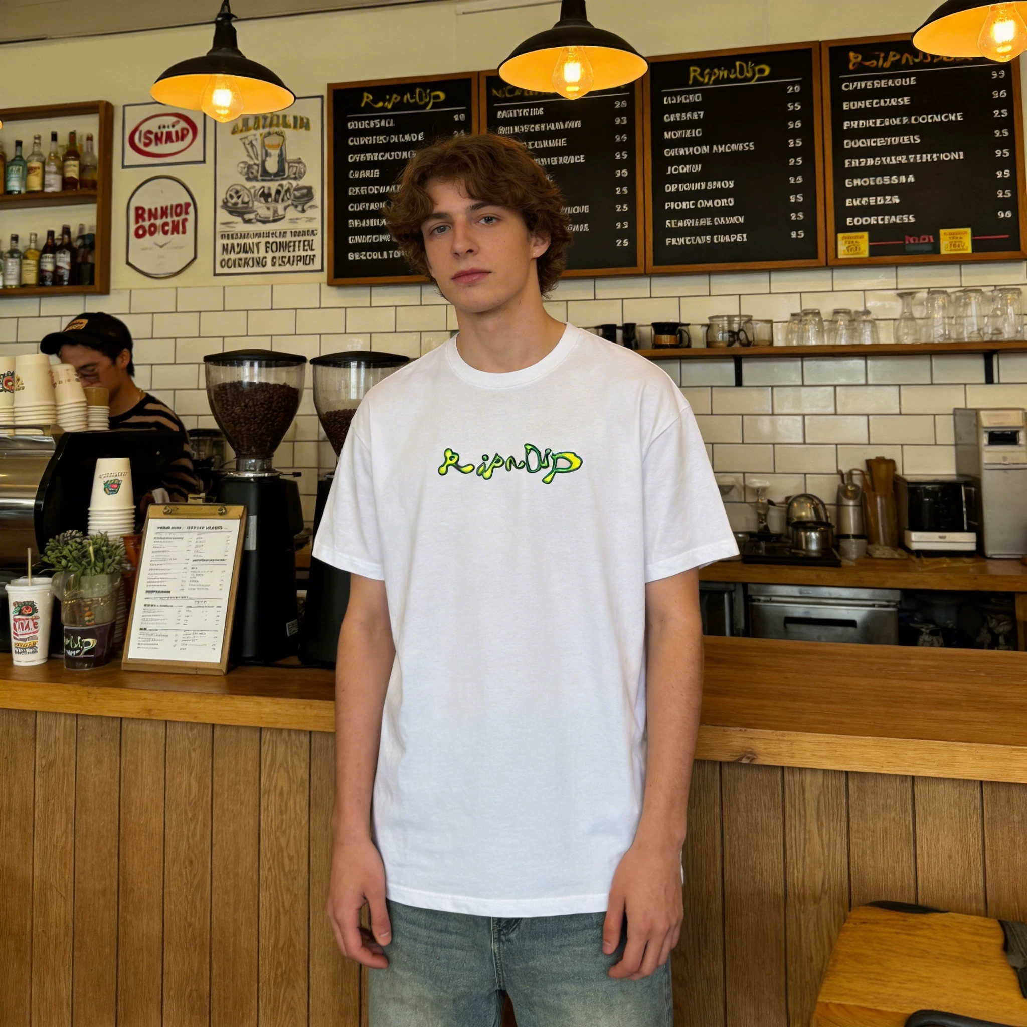Футболка с short sleeve, слизь, американский стиль, для любимого, оверсайз
