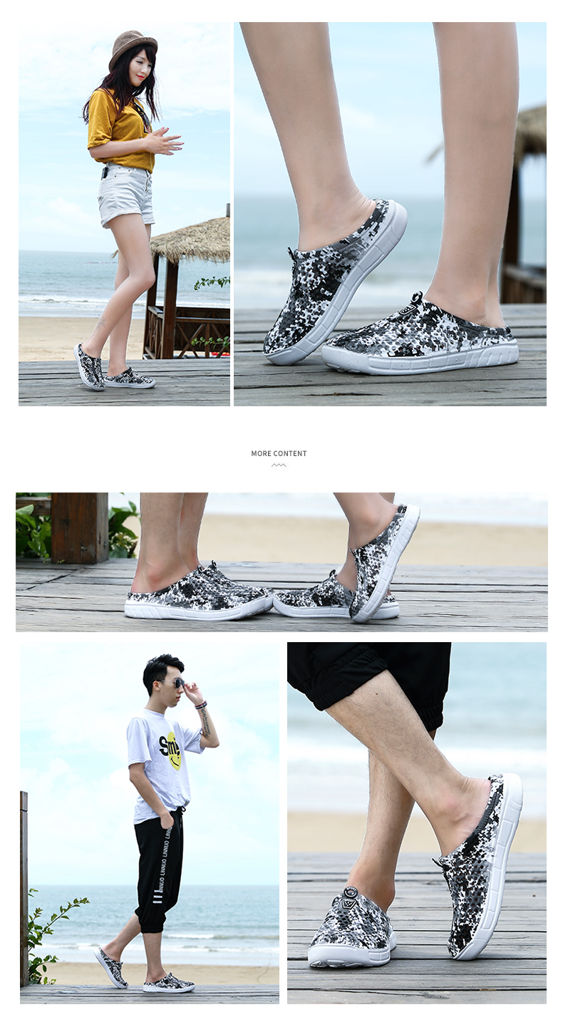 Giày mùa hè nam giày đế bệt đế bệt giày fashion