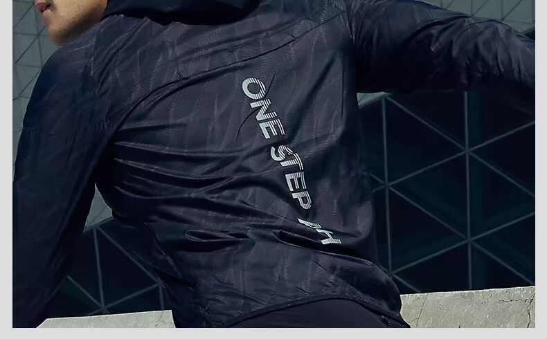 Xtep nam áo gió chính thức ánh sáng đích thực và thoải mái windproof chạy tập thể dục xu hướng màu rắn đơn giản áo khoác thể thao áo gió adidas nữ
